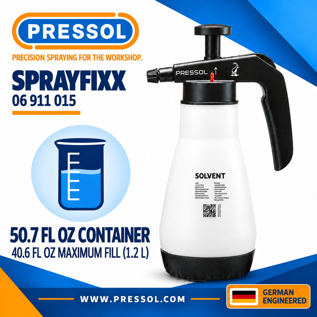 Pressol 06 911 015 SPRAYFIxx Professional Solvent Pressure Sprayer – 40.6 oz., FKM Seals
