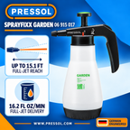 Pressol 06 915 017 SPRAYFIxx Garden Pressure Sprayer — 40.6 fl oz, Adjustable Nozzle