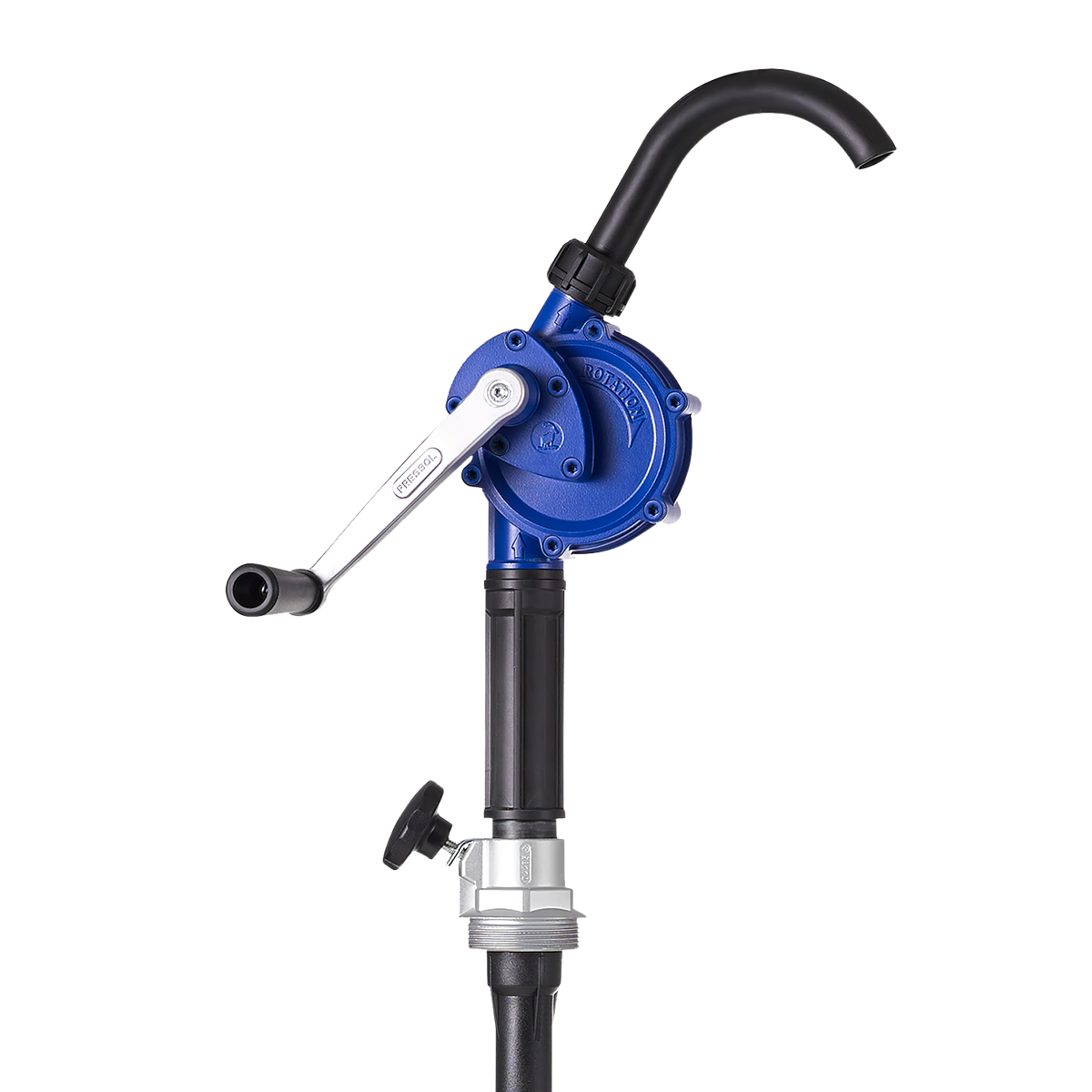 Pressol 13 055 Professional Rotary Drum Pump – 4.75 GPM, Fits 15–55 Gallon Drums